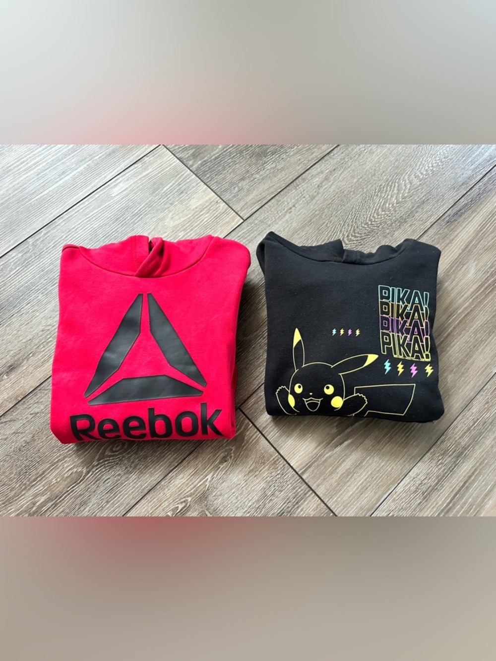 🌞Sale 3 for $15 bundle of hoodies kids L( 10-12) Old Navy&Rebok/ back to school